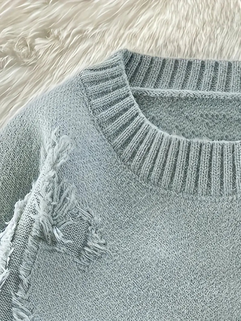 Maglione sportivo casual uomo, pullover a collo.