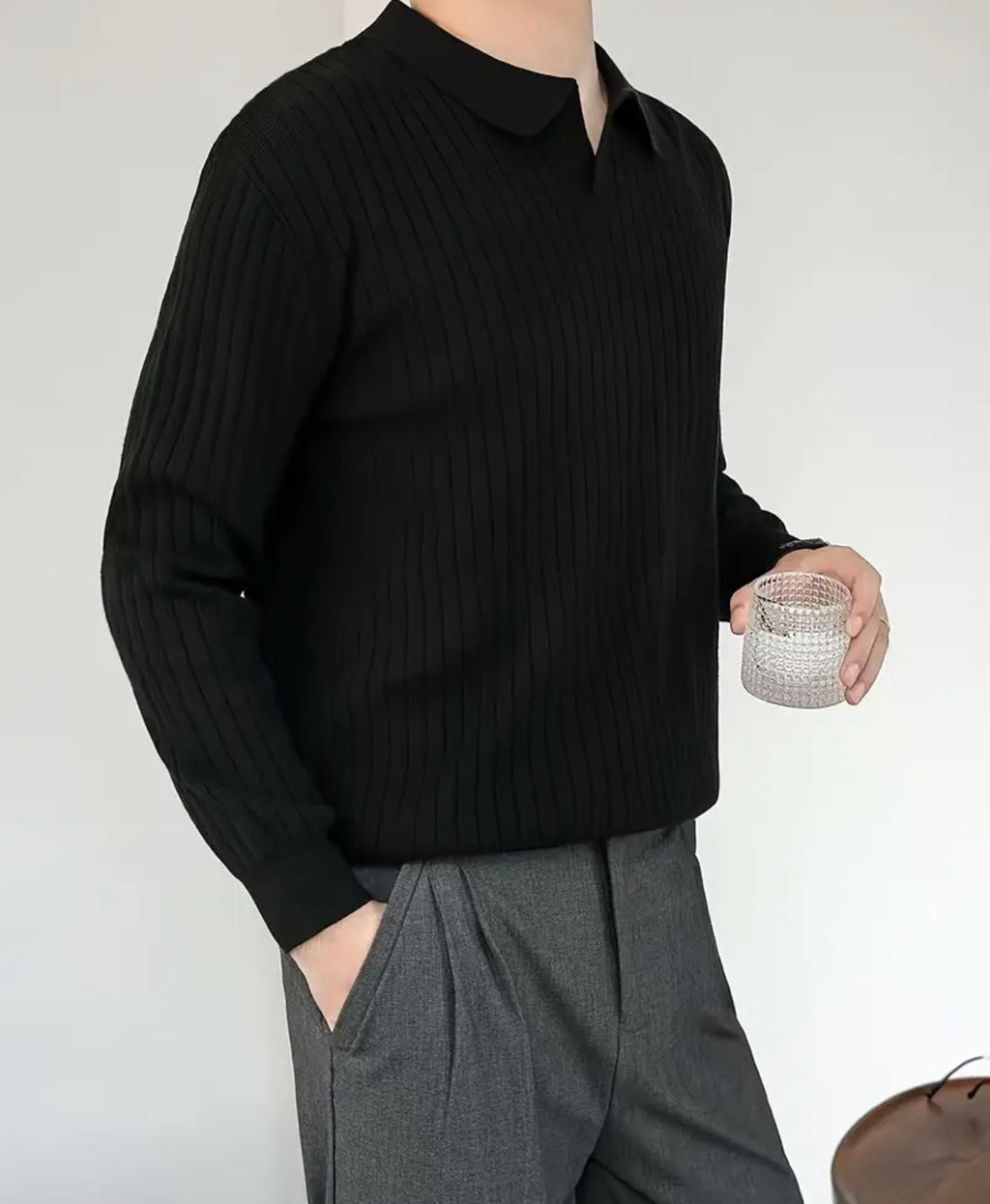 Maglione Uomo Iron Genghis OBM a Manica Lunga Casual