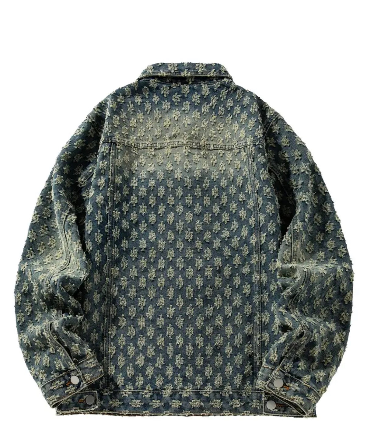 Giacca in Denim Uomo con Collo Rivoltato design